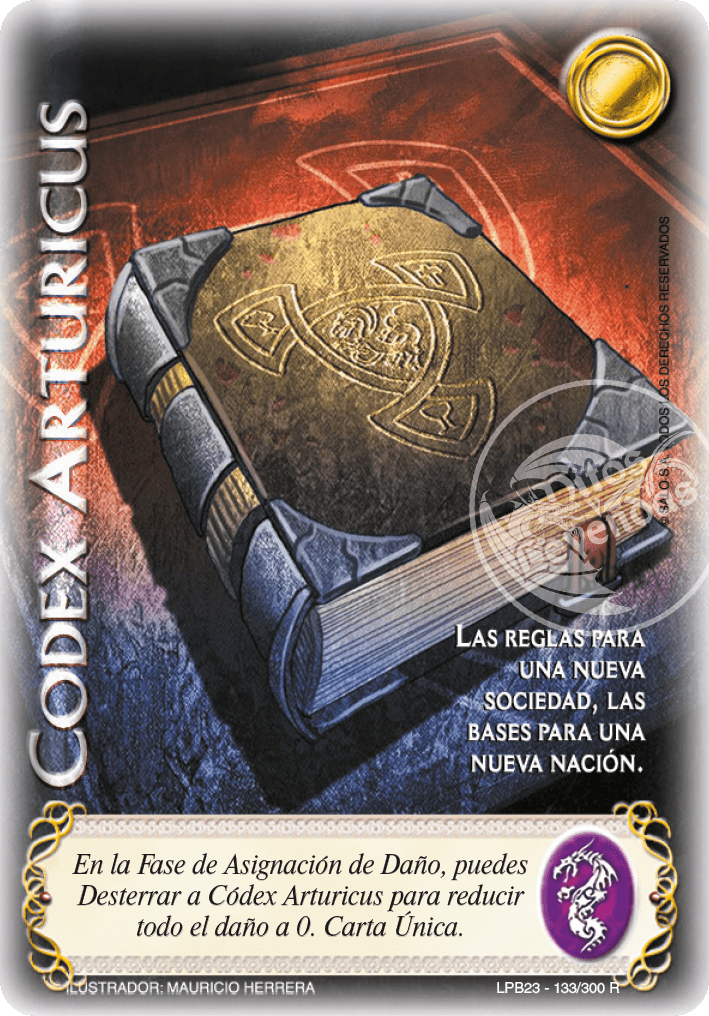 CODEX ARTURICUS – Real – Leyendas 3.0 – myl Codex arturicus - Imagen 1