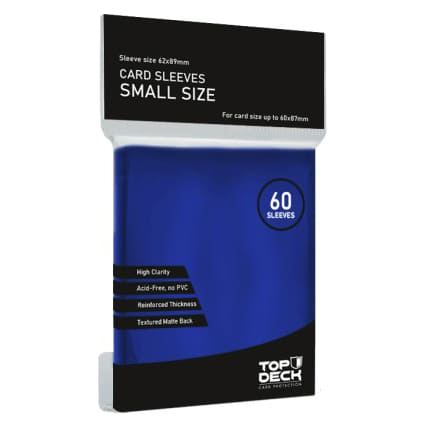 Protector Cardsleeves - Azul - Small Size
