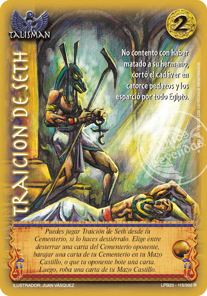 TRAICION DE SETH- Real - Leyendas 3.0 - myl Traicion de seth - Imagen 1