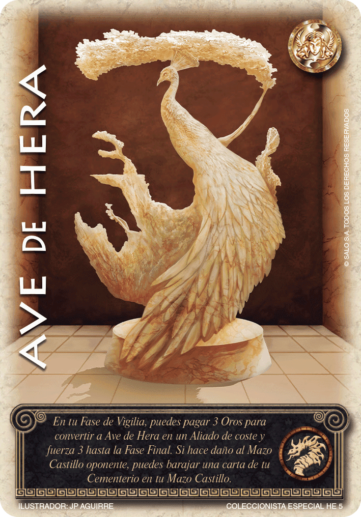 Ave de Hera Escultura