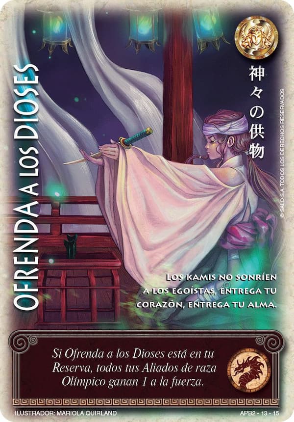 Ofrenda a los Dioses Shogun