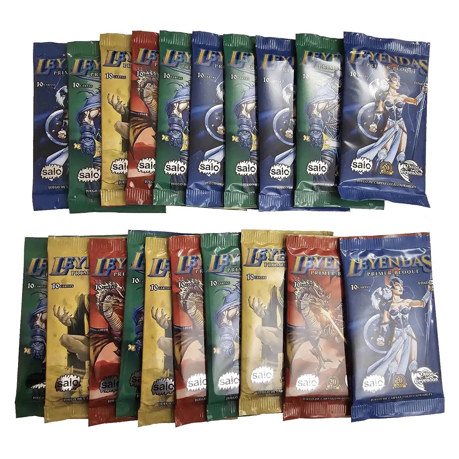 Pack 20 Sobres Mitos y Leyendas 3.0 Primer Bloque