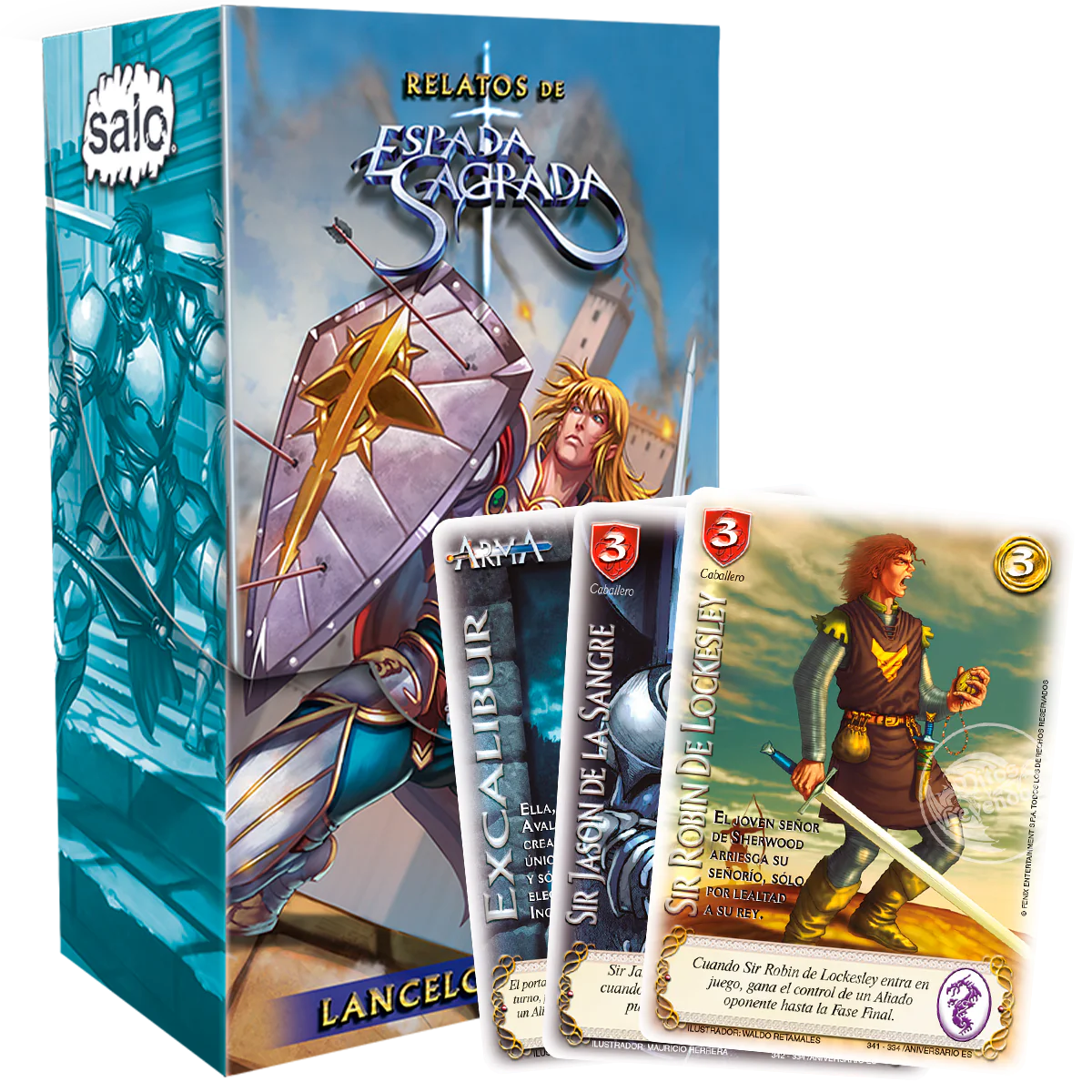 Kit Relatos de Espada Sagrada - Lancelot Grial - Kit Caballero