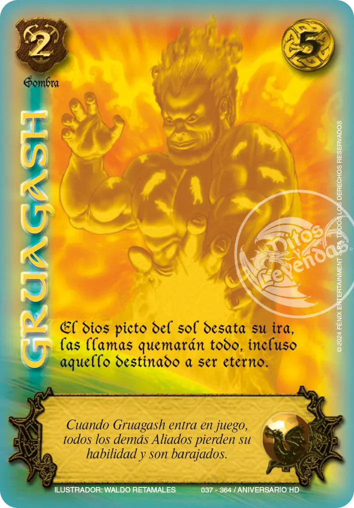 Gruagash Foil Amarillo