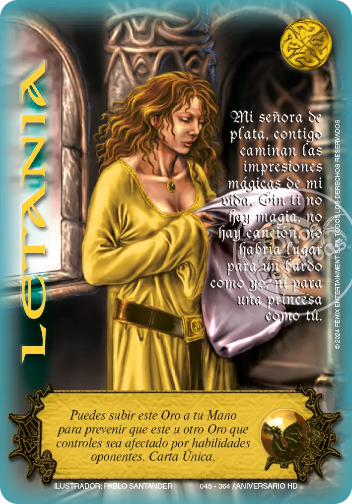 Letanía - Foil Amarillo