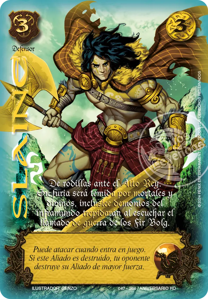 Slaine Foil Amarillo