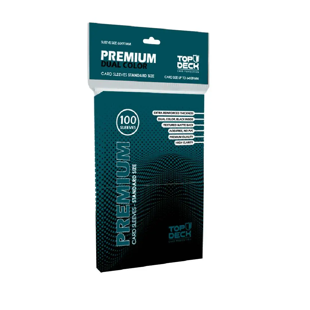 Protectores Standard - Negro -Top Deck Premium 100