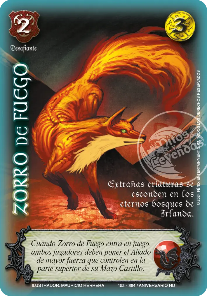 Zorro de Fuego HD Zorro de fuego - Foil - Imagen 1