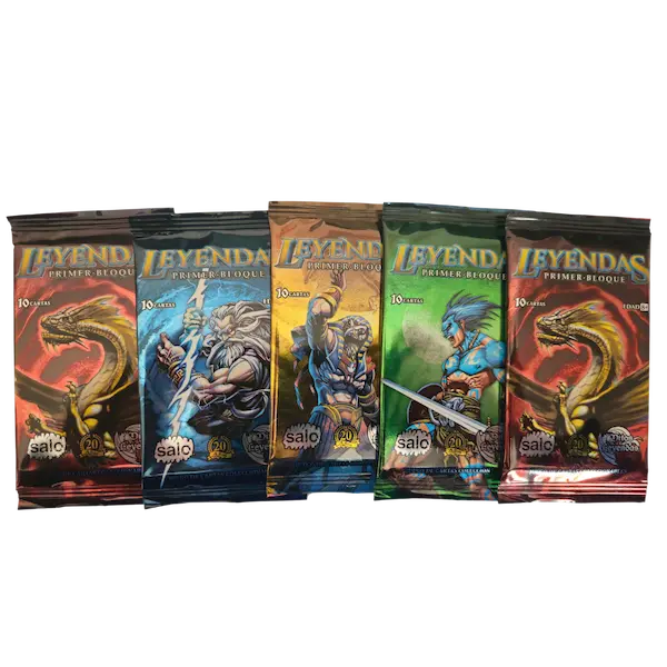 Pack 5 Sobres Mitos y Leyendas 1.0 Primer Bloque