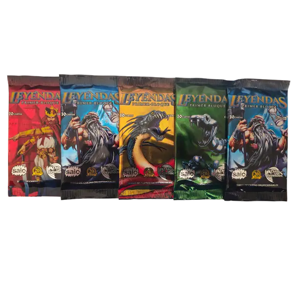 Pack 5 Sobres Mitos y Leyendas 2.0 Primer Bloque