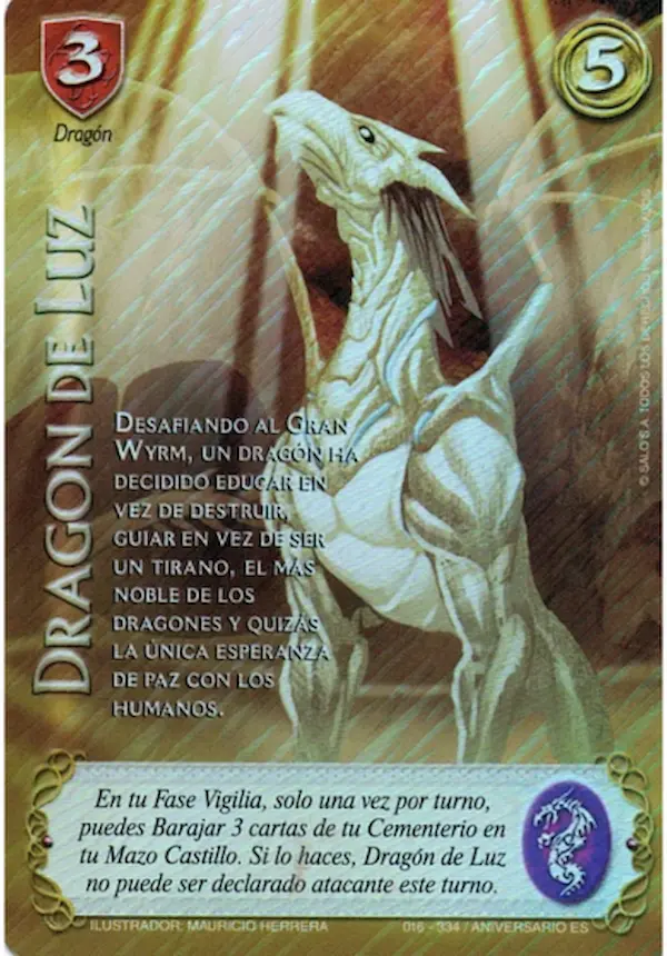 Dragon de Luz - Foil Lluvia
