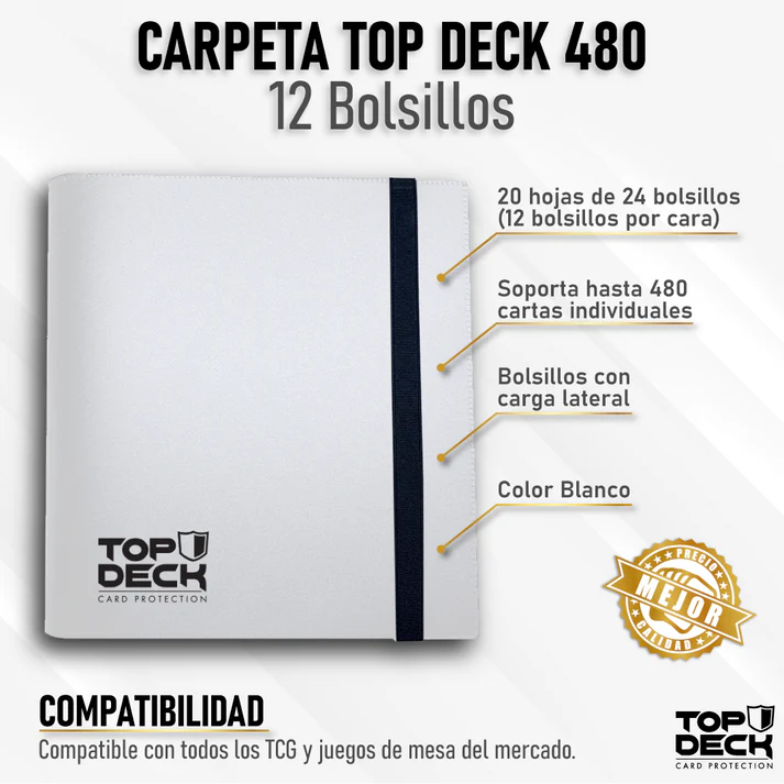 Carpeta Blanca TopDeck Plastica 480
