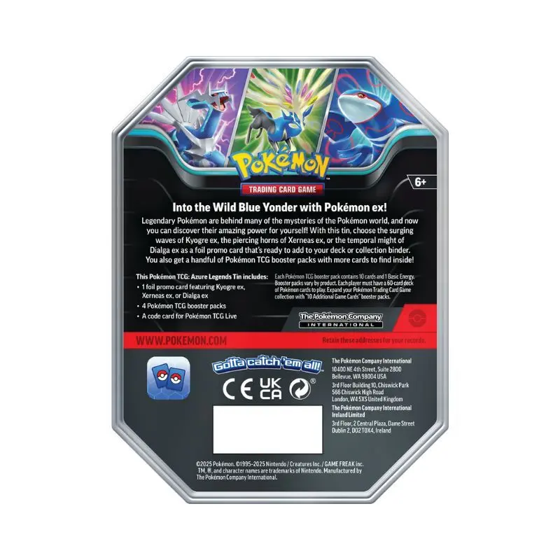 Pokémon TCG: Azure Legends Tin - Xerneas (Español) - Mesa Redonda TCG