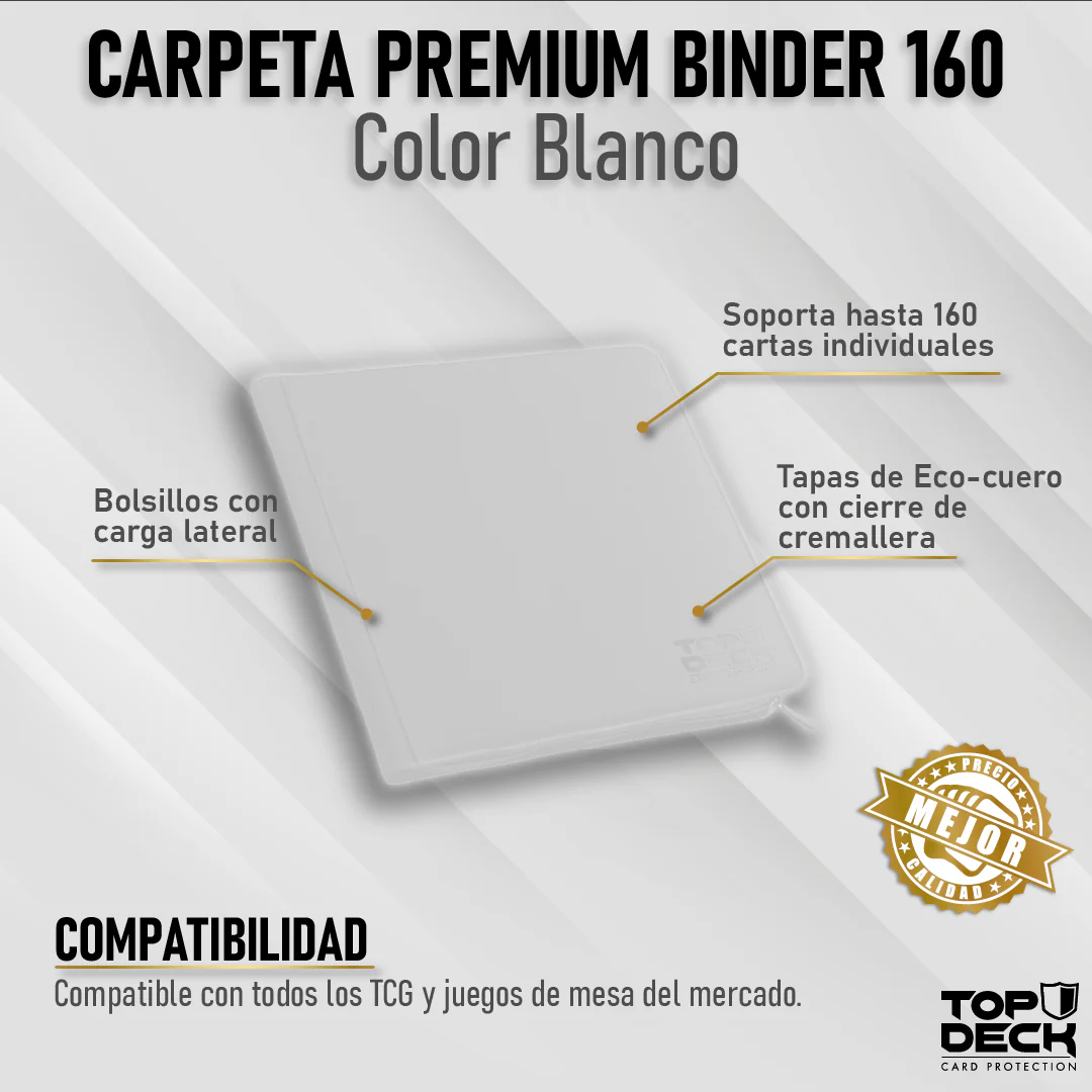 Carpeta Blanca Premium TopDeck 160
