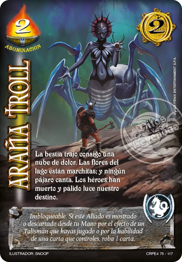 Araña Troll - Arte Alternativo