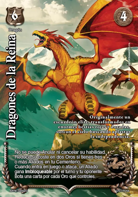Dragones de la reina - Historia Alternativa