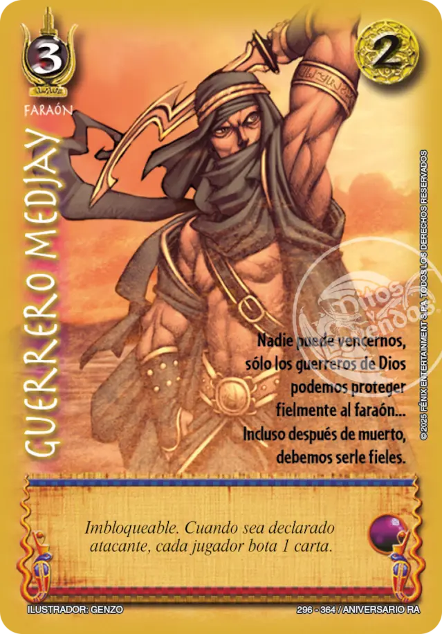 ANIVERSARIO-RA_296 Guerrero Medjay - Rework - Imagen 1