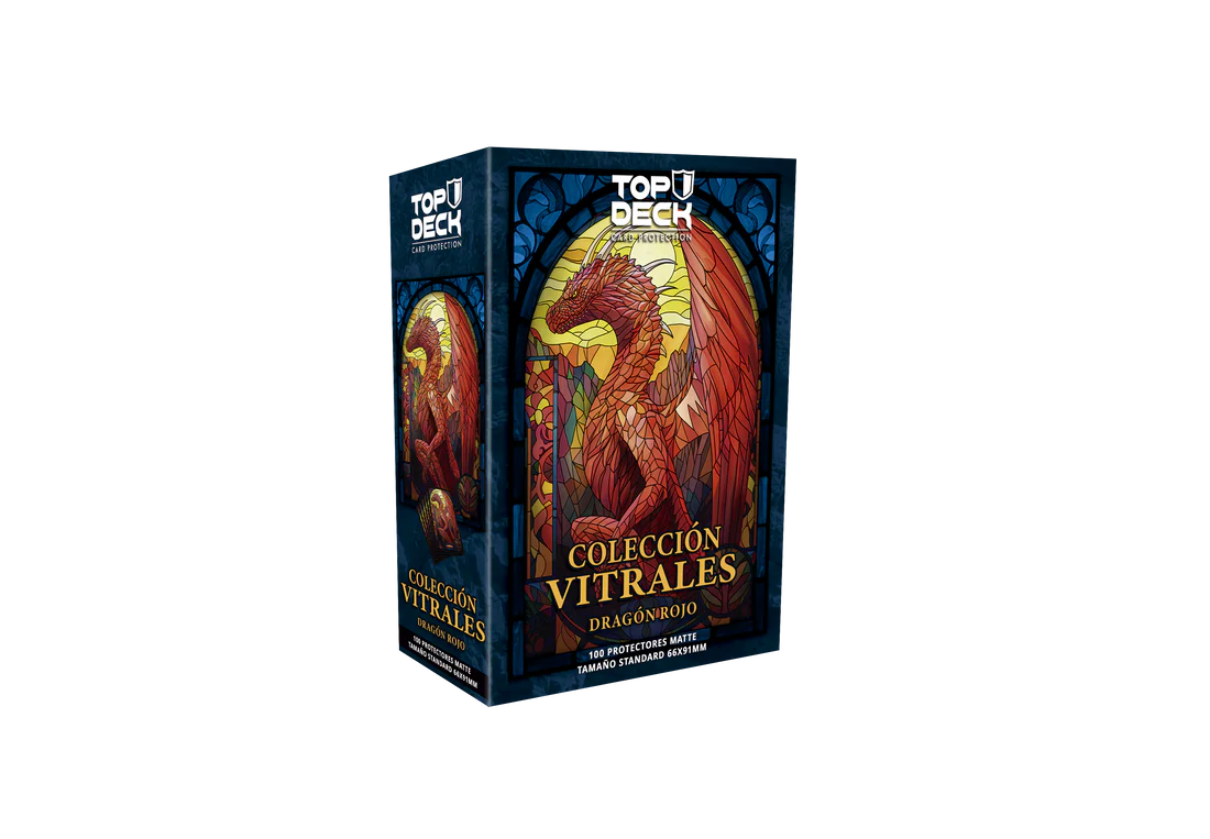 Protectores Standard - Colección Vitrales - Dragón Rojo