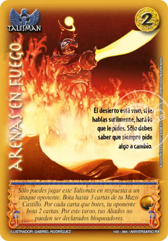 Arenas en Fuego