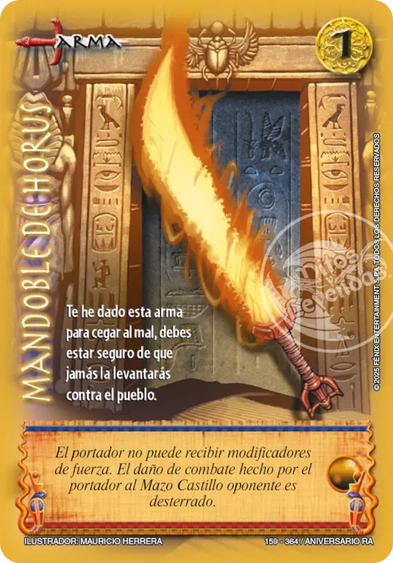 Mandoble de Horus
