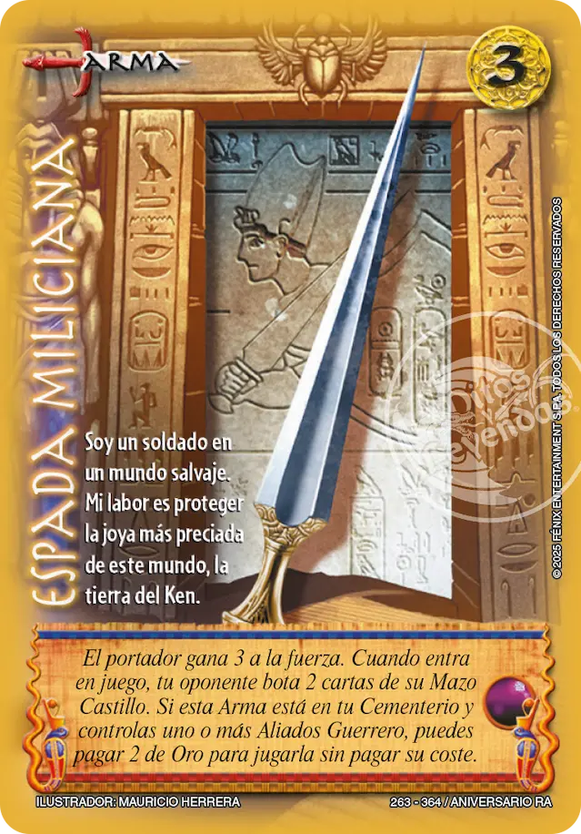 Espada miliciana - Rework