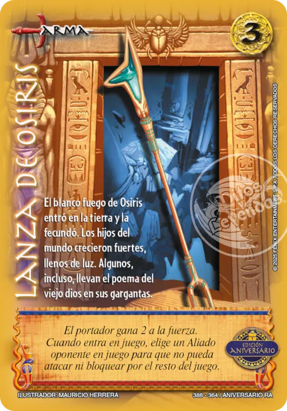 Lanza de Osiris - Foil Aniversario