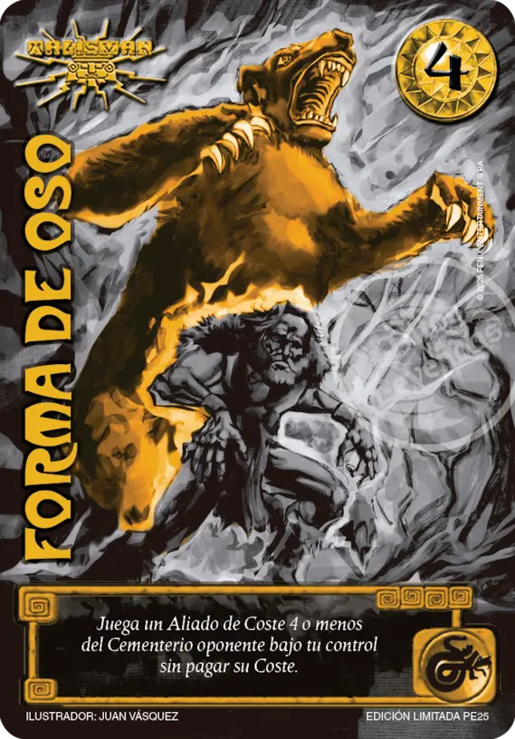 EdicionLimitada_PE25_3 Forma de Oso - Secreta Dorada - Imagen 1
