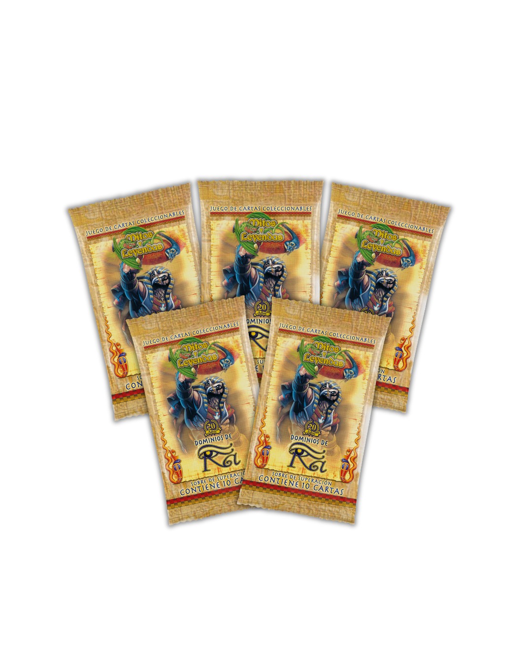 WhatsApp Image 2025-11-02 at 10.11.25 Pack 5 Sobres Mitos y Leyendas Dominios de Ra Aniversario - Imagen 1
