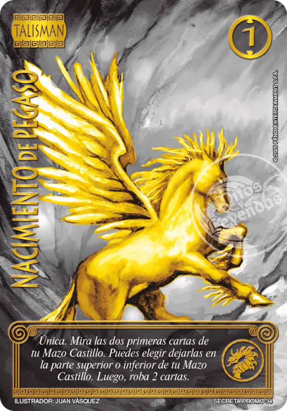 Nacimiento de Pegaso - Secreta Dorada