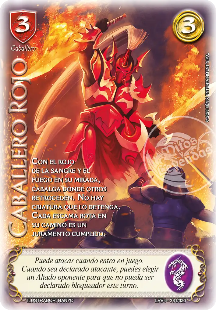 LPB4-331 Caballero Rojo - Kit - Imagen 1